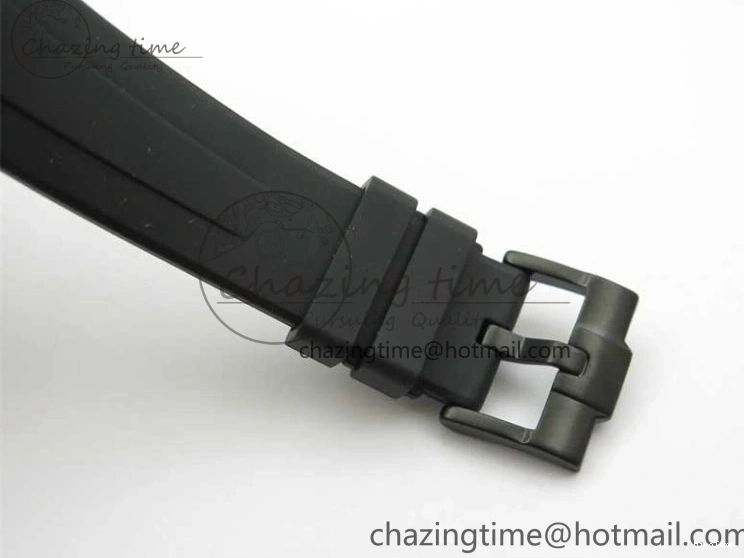 MiroTime 1227 Submariner 40mm Black Ceramic 5GF Best Edition Blue Candy Dial on Black Rubber Strap SA FashionForward 2473